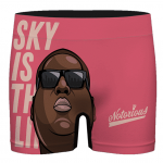 Biggie Smalls Sky Is The Limit Retro Pink Men's Boxers