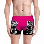 Biggie Smalls Is The Illest Logo Neon Pink Men's Boxers