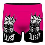 Biggie Smalls Is The Illest Logo Neon Pink Men's Boxers