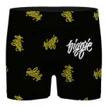 Biggie Smalls Logo Minimalistic Pattern Black Men's Boxers