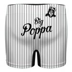 The Notorious Big Poppa Pinstripes White Men's Boxer Shorts