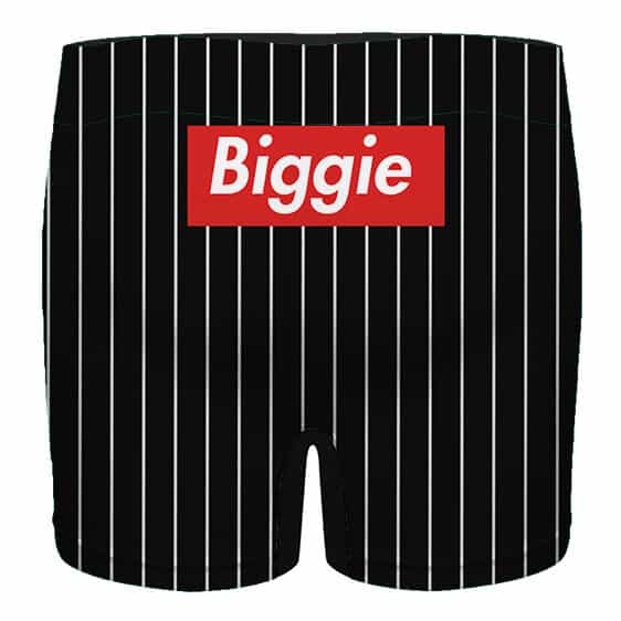 Biggie Smalls The Notorious Logo Pinstripes Men's Boxers