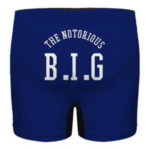The Notorious B.I.G. Logo Minimalistic Blue Men's Boxers