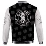 Bad Boy Entertainment Logo Pattern Black Varsity Jacket