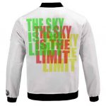 Bad Boy Sky Is The Limit Biggie White Bomber Jacket