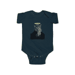 Badass Iconic Eminem Devil Hand Signature Newborn Onesie