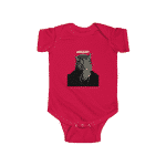 Badass Iconic Eminem Devil Hand Signature Newborn Onesie