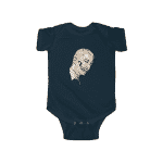 Badass Slim Shady Eminem Side View Skull Artwork Baby Romper