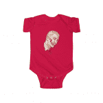 Badass Slim Shady Eminem Side View Skull Artwork Baby Romper