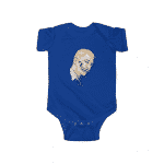 Badass Slim Shady Eminem Side View Skull Artwork Baby Romper
