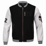 Biggie Gats On Holster Girls On Shoulder Varsity Jacket