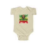 Bless Up Snoop Lion Rastafarian Colors Design Baby Bodysuit