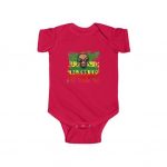Bless Up Snoop Lion Rastafarian Colors Design Baby Bodysuit