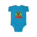 Bless Up Snoop Lion Rastafarian Colors Design Baby Bodysuit