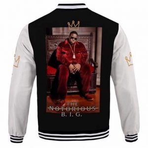Brooklyn's The Notorious BIG East Coast Rapper Varsity Jacket