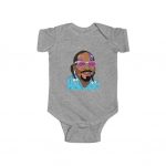 Classic Snoop Dogg Colorful Vector Art Amazing Baby Bodysuit