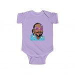 Classic Snoop Dogg Colorful Vector Art Amazing Baby Bodysuit
