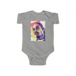 Classic Snoop Doggy Dogg Portrait Colorful Art Baby Bodysuit