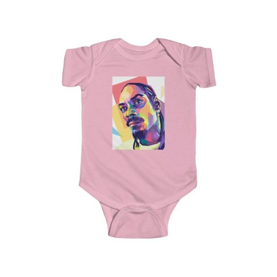 Classic Snoop Doggy Dogg Portrait Colorful Art Baby Bodysuit