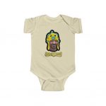 Cool Snoop Dogg In Fish Hat High And Faded Baby Romper