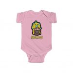 Cool Snoop Dogg In Fish Hat High And Faded Baby Romper