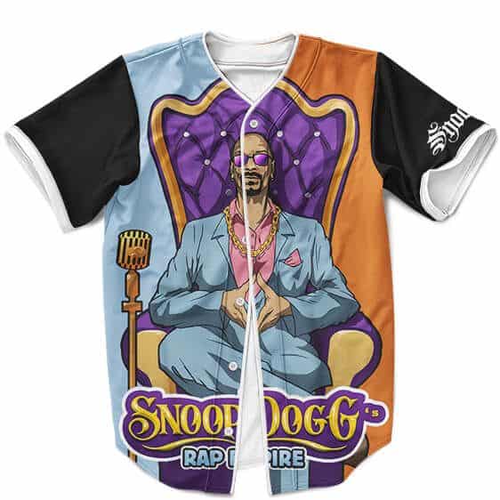 Cool Snoop Dogg Rap Empire Cartoon Art Baseball Jersey