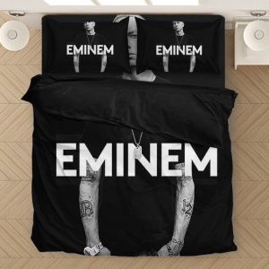 Detroit's Icon Eminem Alter Slim Shady Black Bedding Set