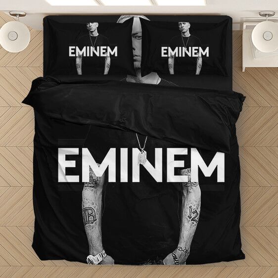 Detroit's Icon Eminem Alter Slim Shady Black Bedding Set