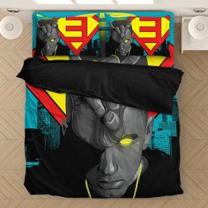Devil Horns And Halo Eminem Superman Logo Bedclothes