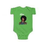 Dope Afro Snoop Dogg Vector Art Portrait Cool Baby Bodysuit