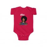 Dope Afro Snoop Dogg Vector Art Portrait Cool Baby Bodysuit