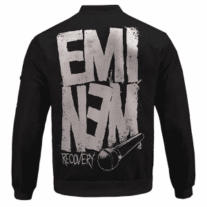 Eminem Album Cover Recovery Mic Art Unique Bomber Jacket