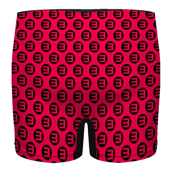 Eminem Face Art And Logo Pattern Torch Red Men's Underwear