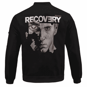 Eminem Face Recovery Jigsaw Puzzle Artwork Bomber Jacket