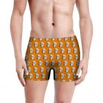 Eminem Head Pattern Slim Shady Yellow Men's Underwear