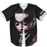 Eminem Joker Inspired Make-Up Black Baseball Uniform