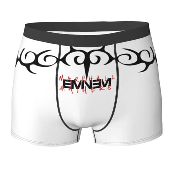 Eminem Marshall Matters Tribal Design White Men's Boxers