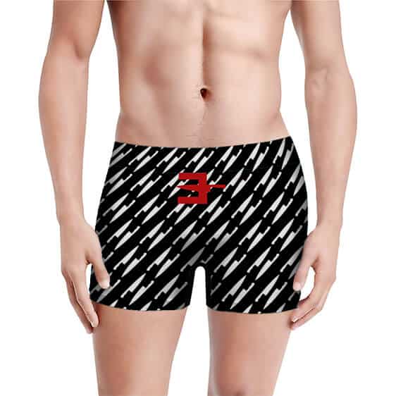 Eminem Music To Be Murdered By Knife Pattern Men's Boxers