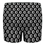Eminem Name Initial Logo Pattern Black Men's Boxer Briefs