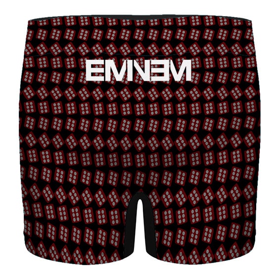 Eminem Role Model Dice Pattern Slim Shady Men's Boxer Shorts