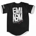 Eminem Seventh Album Cover Recovery Black Baseball Shirt