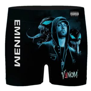 Eminem Venom Movie Cover Art Black Men's Boxer Briefs