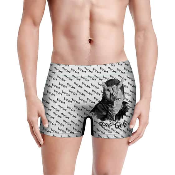 Eminem's Devil Horns Rap God Pattern Art Men's Underwear