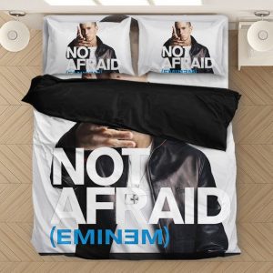 Eminem's Not Afraid Rap Song Slim Shady Bedclothes