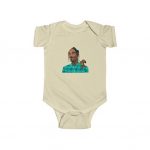 Faded Snoop Dogg Smoking With Snoopy Cool Baby Bodysuit
