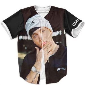 Famous Detroit's Hip Hop Rapper Eminem Baseball Uniform