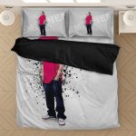 Famous Rapper Marshall Mathers Light Gray Bedding Set