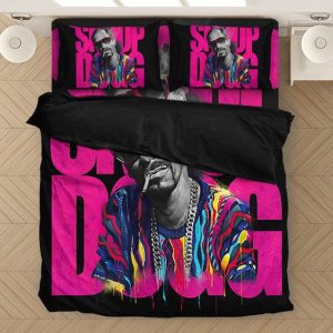 Famous Rapper Snoop Dogg Smoking Marijuana Dope Bedding Set