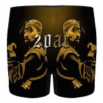 Gangsta Rapper 2Pac Makaveli Art Thug Life Men's Boxers
