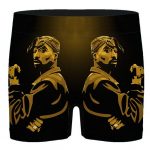 Gangsta Rapper 2Pac Makaveli Art Thug Life Men's Boxers